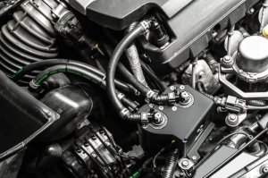 Chevrolet Corvette Oil Catch Can Kit - Radium Engineering - Fluid Lock Dual - `14-`19 Chevrolet Corvette Oil Catch Can Kit - Radium Engineering - Fluid Lock Dual - `14-`19